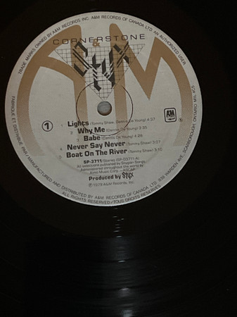 Styx - Cornerstone | A&M Records (SP-3711) - 2 Styx - Cornerstone | A&M Records (SP-3711) - 2