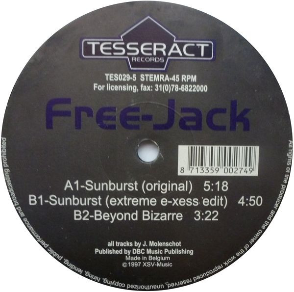 Freejack - Sunburst | Tesseract Records (TES029-5) - 2
