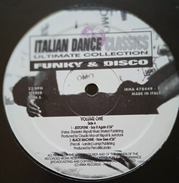 Various - Italian Dance Classics - Funky And Disco Vol. 1 | Irma (IRMA 478449-1) - 2 Various - Italian Dance Classics - Funky And Disco Vol. 1 | Irma (IRMA 478449-1) - 2