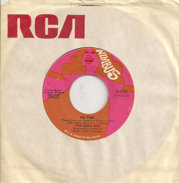 The Guess Who - No Time (7") [Vinyl] | Nimbus (74-0300) - 3