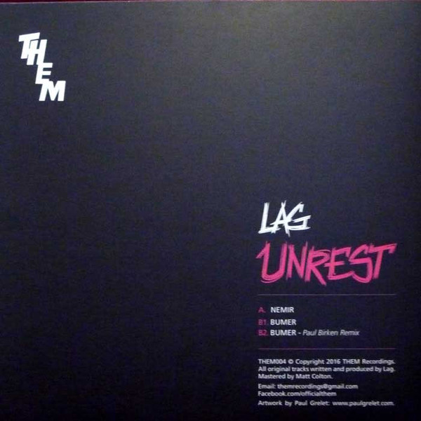 Lag - Unrest | THEM (THEM004) - 2