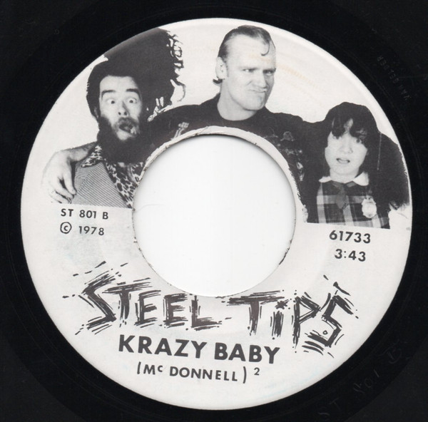 Steel Tips - 96 Tears / Krazy Baby | Not On Label (Steel Tips Self-released) (ST 801) - 3