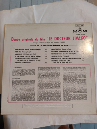 Maurice Jarre - Bande Originale Du Film "Le Docteur Jivago" | MGM Records (665 060) - 2