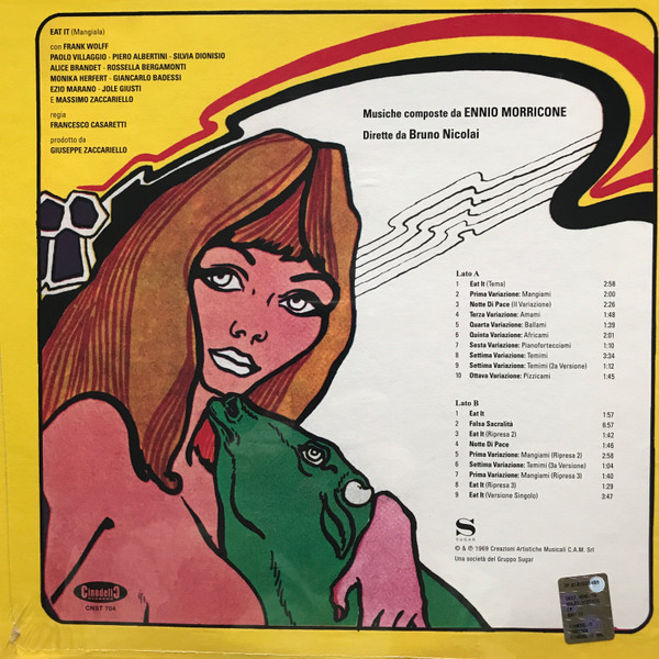 Ennio Morricone - Eat It | Cinedelic Records (CNST 704) - 4