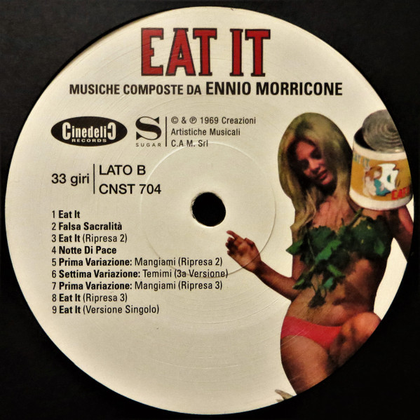 Ennio Morricone - Eat It | Cinedelic Records (CNST 704) - 3