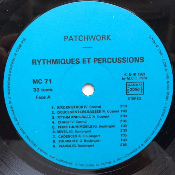 Various - Rythmiques Et Percussions | Patchwork (MC 71) - 3 Various - Rythmiques Et Percussions | Patchwork (MC 71) - 3