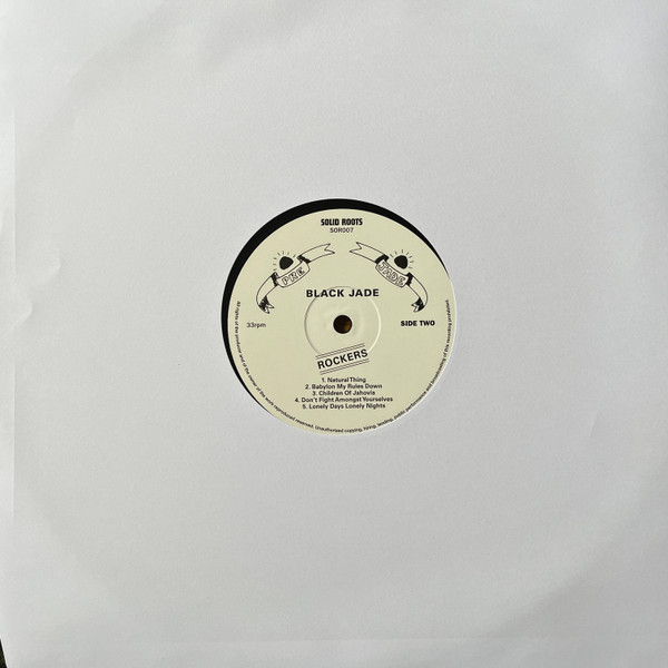 Black Jade - Rockers | Solid Roots (SOR007) - 4 Black Jade - Rockers | Solid Roots (SOR007) - 4