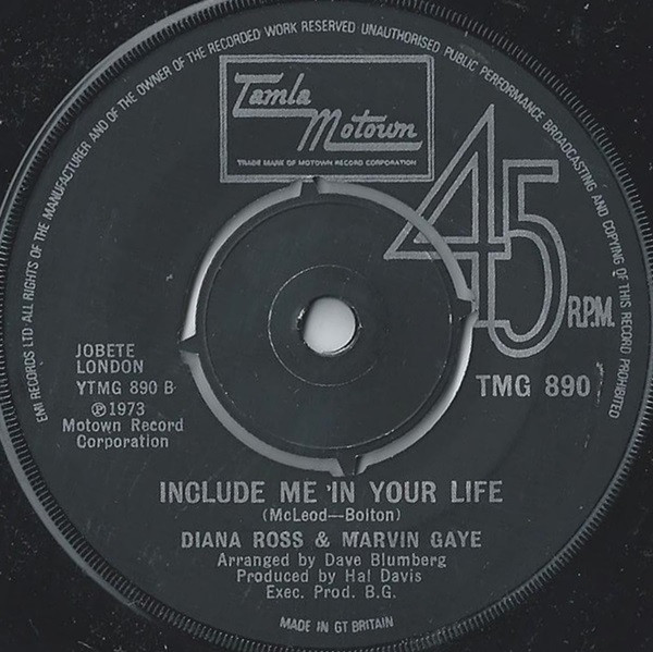 Diana Ross & Marvin Gaye - You Are Everything | Tamla Motown (TMG 890) - 2