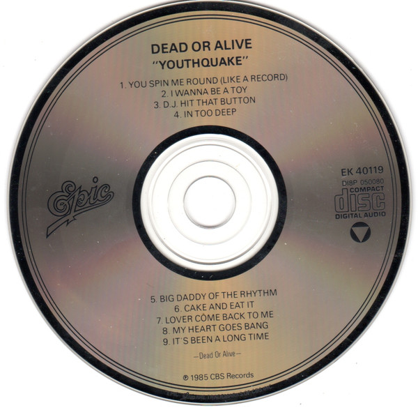 Dead Or Alive - Youthquake | Epic (EK 40119) - 4