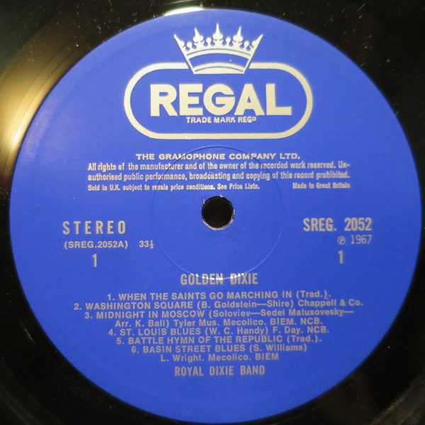Royal Dixie Band - Golden Dixie | Regal (SREG 2052) - 3 Royal Dixie Band - Golden Dixie | Regal (SREG 2052) - 3