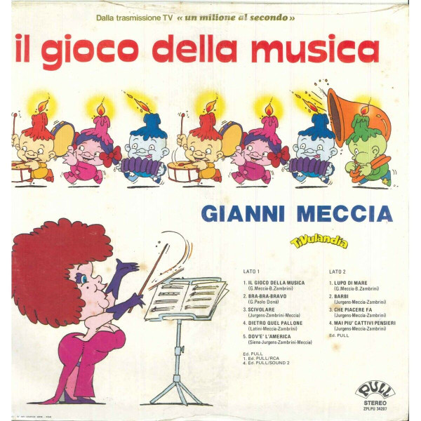 Gianni Meccia - Il Gioco Della Musica | Pull (ZPLPU 34207) - 2
