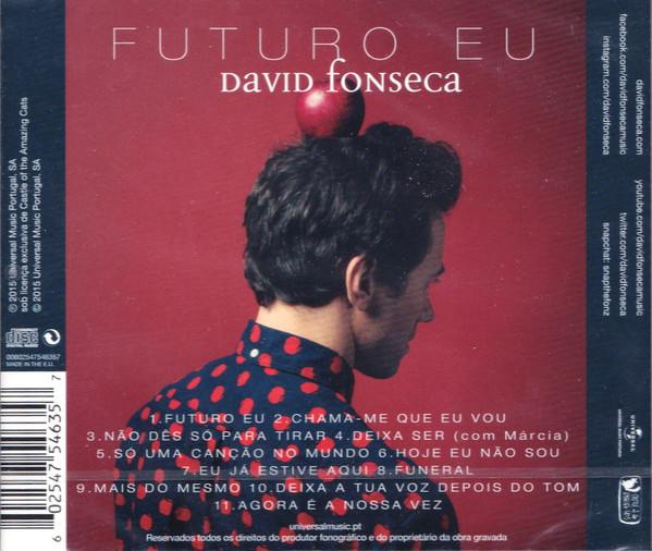 David Fonseca - Futuro Eu | Universal Music Portugal (00602547546357)