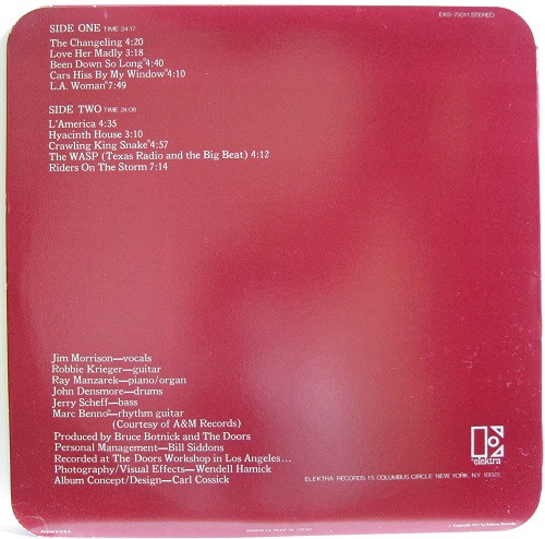 The Doors - L.A. Woman | Elektra (EKS-75011) - 2