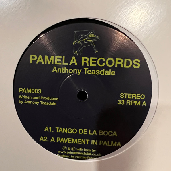 Anthony Teasdale - Tango De La Boca | Pamela Records (PAM003) - main