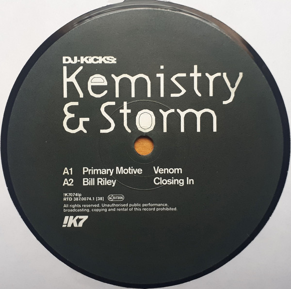Kemistry & Storm - DJ-Kicks: | !K7 Records (K7074LPR) - 4 Kemistry & Storm - DJ-Kicks: | !K7 Records (K7074LPR) - 4