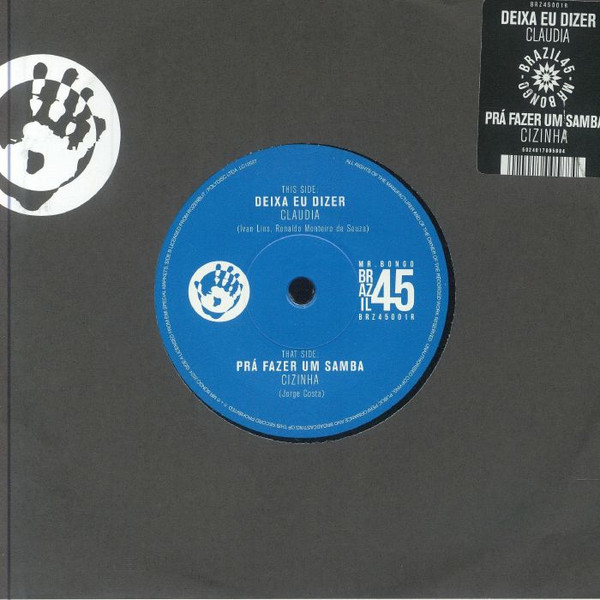 Claudia / Cizinha - Deixa Eu Dizer / Prá Fazer Um Samba | Mr Bongo (BRZ45001R) - main Claudia / Cizinha - Deixa Eu Dizer / Prá Fazer Um Samba | Mr Bongo (BRZ45001R) - main
