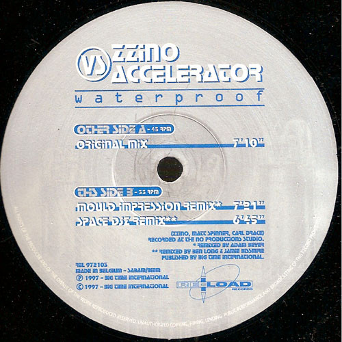 Zzino Vs Accelerator - Waterproof | Re-load Records (REL 972103) - 3