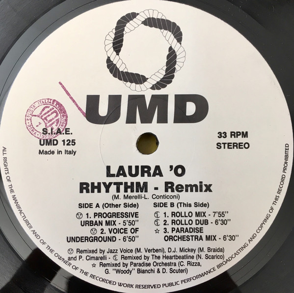 Laura O - Rhythm (Remix) | Underground Music Department (UMD) (UMD 125) - main Laura O - Rhythm (Remix) | Underground Music Department (UMD) (UMD 125) - main