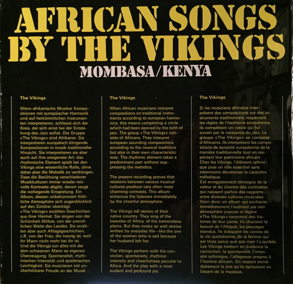 The Mombasa Vikings - African Songs | Einhorn Records (EHL 5001) - 2 The Mombasa Vikings - African Songs | Einhorn Records (EHL 5001) - 2