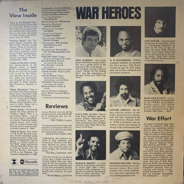 Eric Burdon & War - Love Is All Around | ABC Records (AB-988) - 2 Eric Burdon & War - Love Is All Around | ABC Records (AB-988) - 2