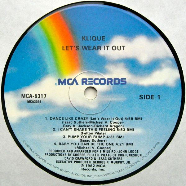 Klique - Let's Wear It Out! | MCA Records (MCA-5317) - 3