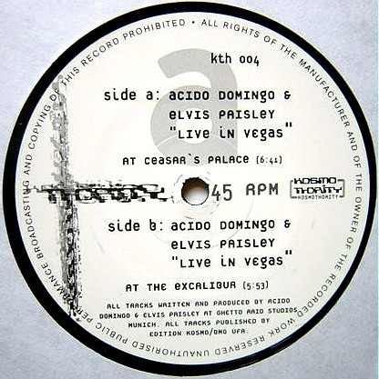 Acido Domingo & Elvis Paisley - Live In Vegas | Kosmothority (kth 004) - main Acido Domingo & Elvis Paisley - Live In Vegas | Kosmothority (kth 004) - main