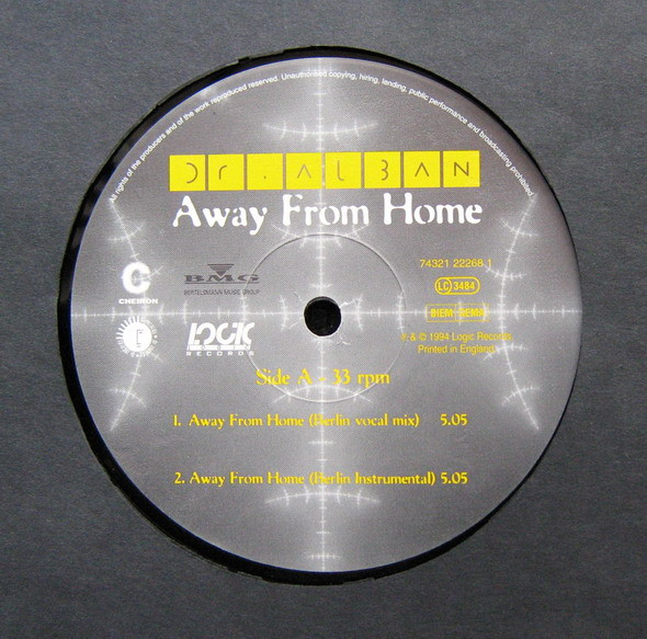 Dr. Alban - Away From Home | Logic Records (74321 22268 1) - 3 Dr. Alban - Away From Home | Logic Records (74321 22268 1) - 3
