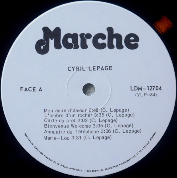 Cyril Lepage - Joseph Ernest Cyril Fils D'Ernest À Cyril À Joseph | Marche (LDM-12704) - 3