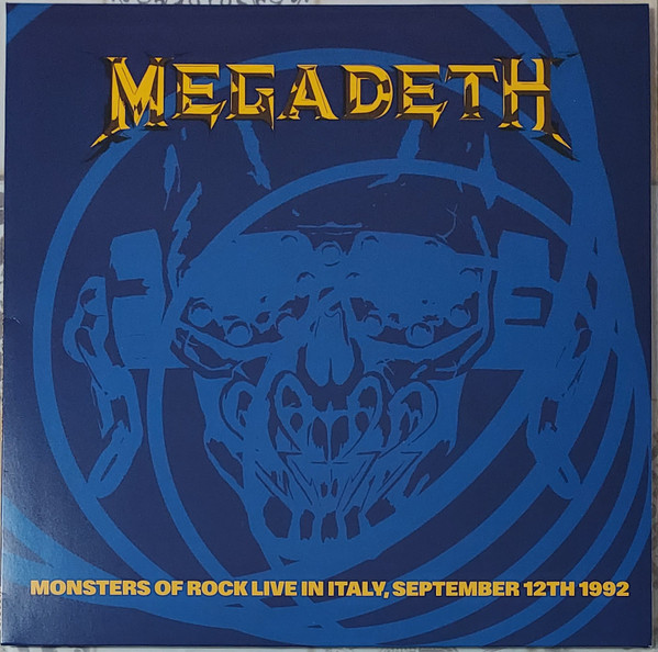 Megadeth - Monsters Of Rock Live In Italy, September 12th 1992 | Junkie Yard (JY004LP)