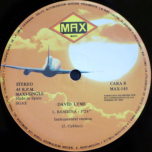 David Lyme - Bambina | Max Music (MAX-145) - 4