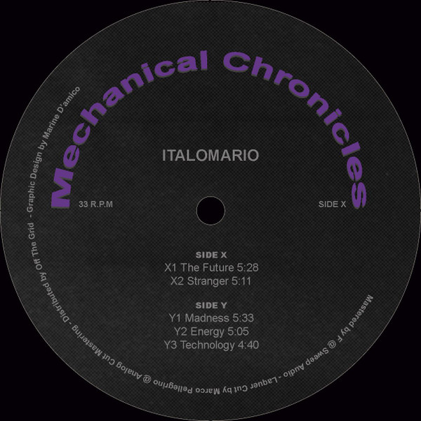 Italomario , Italomario - MECHANICAL CHRONICLES | Fuori Orario (FO004) - main