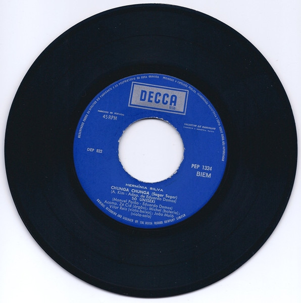 Hermínia Silva - A Hermínia Canta Yé Yé | Decca (PEP 1324) - 3