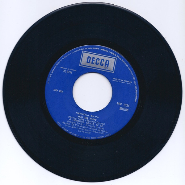 Hermínia Silva - A Hermínia Canta Yé Yé | Decca (PEP 1324) - 4