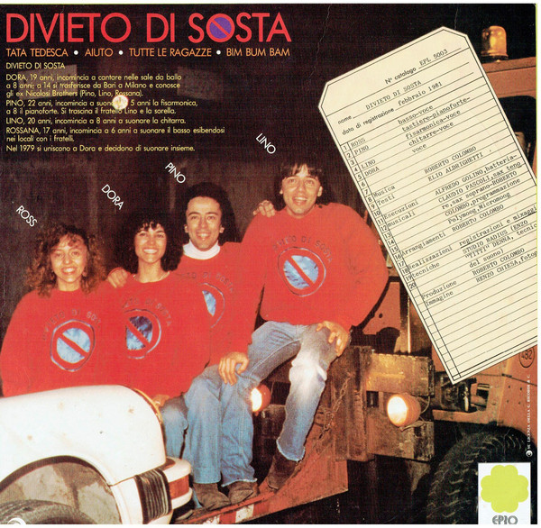 Divieto Di Sosta - Untitled | Ricordi (EPL 5003) - 3 Divieto Di Sosta - Untitled | Ricordi (EPL 5003) - 3