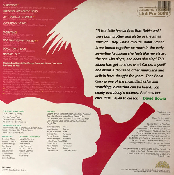 Robin Clark - Surrender | HME Records (FW 39945) - 2 Robin Clark - Surrender | HME Records (FW 39945) - 2