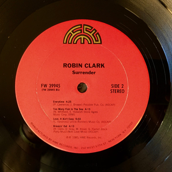 Robin Clark - Surrender | HME Records (FW 39945) - 4 Robin Clark - Surrender | HME Records (FW 39945) - 4