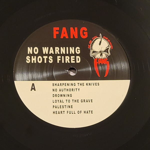 Fang - No Warning Shots Fired [Vinyl] | Fang (FANG09) - 3