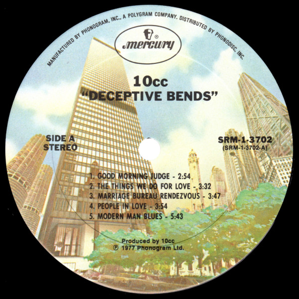 10cc - Deceptive Bends | Mercury (SRM-1-3702) - 3