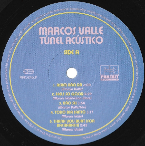 Marcos Valle - Túnel Acústico | Far Out Recordings (FARO246LP) - 3