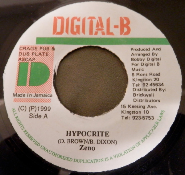 Zeno - Hypocrite | Digital-B (none) - main