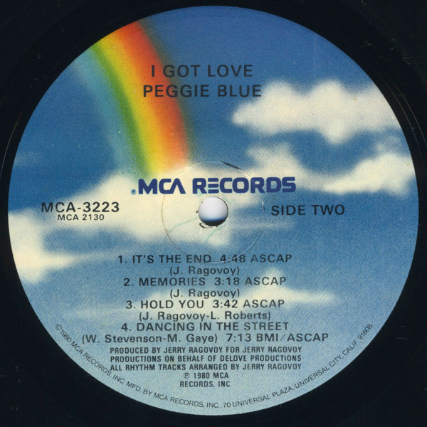 Peggi Blu - I Got Love | MCA Records (MCA-3223) - 4