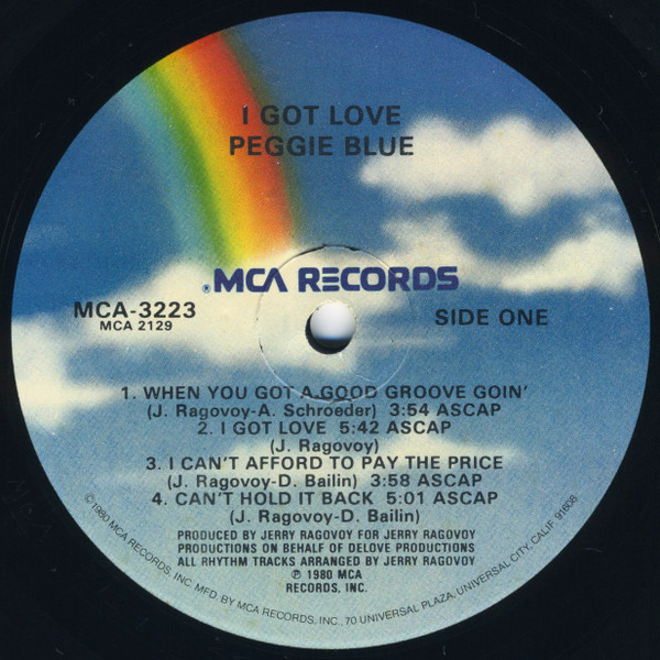 Peggi Blu - I Got Love | MCA Records (MCA-3223) - 3