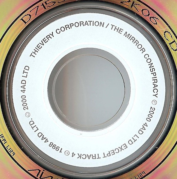 Thievery Corporation - The Mirror Conspiracy | 4AD (CAD2K06CD) - 4