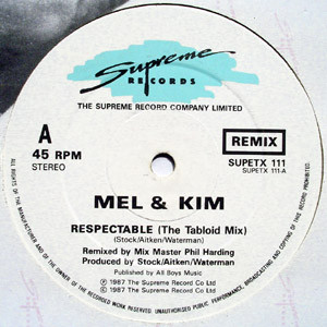 Mel & Kim - Respectable (Remix) | Supreme Records (SUPETX 111) - 2 Mel & Kim - Respectable (Remix) | Supreme Records (SUPETX 111) - 2