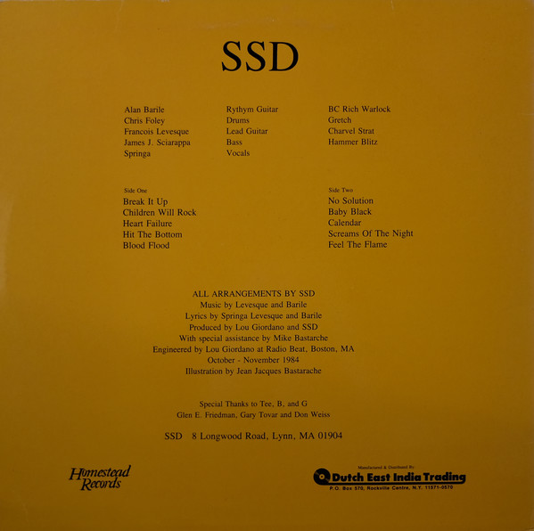 SSD - Break It Up | Homestead Records (HMS027) - 2 SSD - Break It Up | Homestead Records (HMS027) - 2