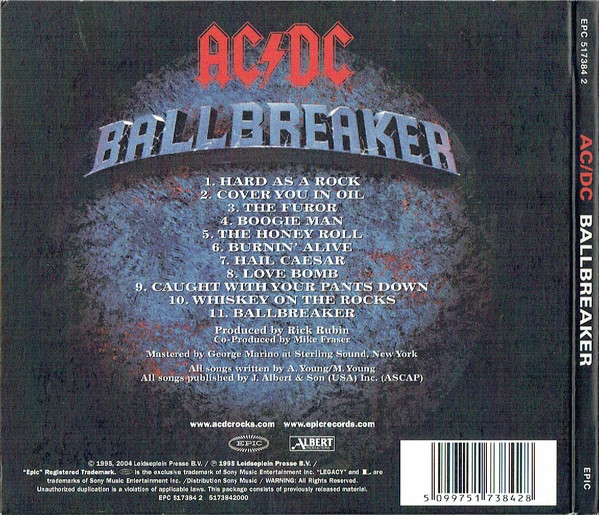 AC/DC - Ballbreaker | Epic (EPC 517384 2) - 4