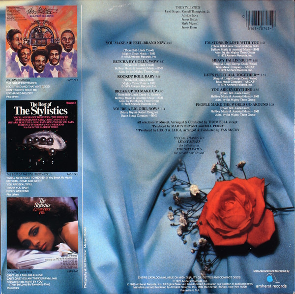 The Stylistics - The Best Of The Stylistics | Amherst Records (AMH-743) - 2 The Stylistics - The Best Of The Stylistics | Amherst Records (AMH-743) - 2