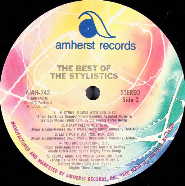 The Stylistics - The Best Of The Stylistics | Amherst Records (AMH-743) - 4 The Stylistics - The Best Of The Stylistics | Amherst Records (AMH-743) - 4