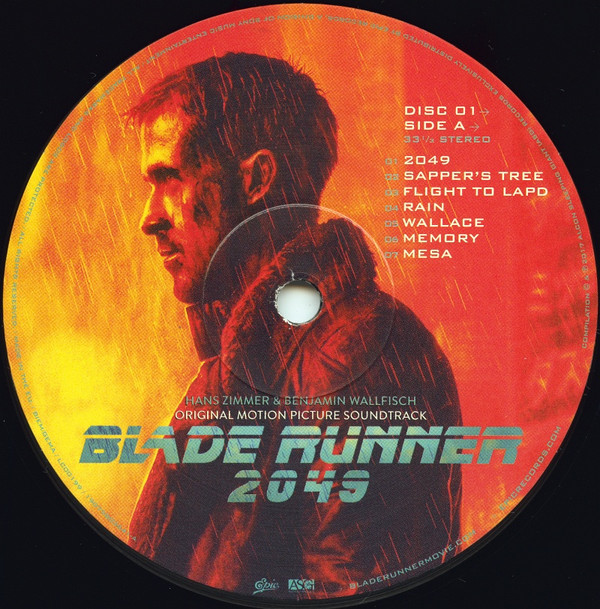 Hans Zimmer & Benjamin Wallfisch - Blade Runner 2049 (Original Motion Picture Soundtrack) | Epic (19075803641) - 3 Hans Zimmer & Benjamin Wallfisch - Blade Runner 2049 (Original Motion Picture Soundtrack) | Epic (19075803641) - 3