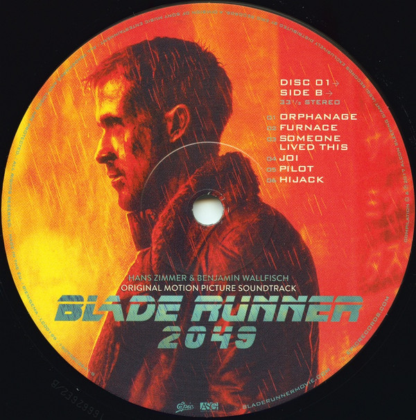 Hans Zimmer & Benjamin Wallfisch - Blade Runner 2049 (Original Motion Picture Soundtrack) | Epic (19075803641) - 4 Hans Zimmer & Benjamin Wallfisch - Blade Runner 2049 (Original Motion Picture Soundtrack) | Epic (19075803641) - 4